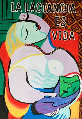 Jóvenes que nos dan su visión artística de la lactancia materna: impresionantes...