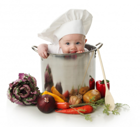 verduras en el lactante