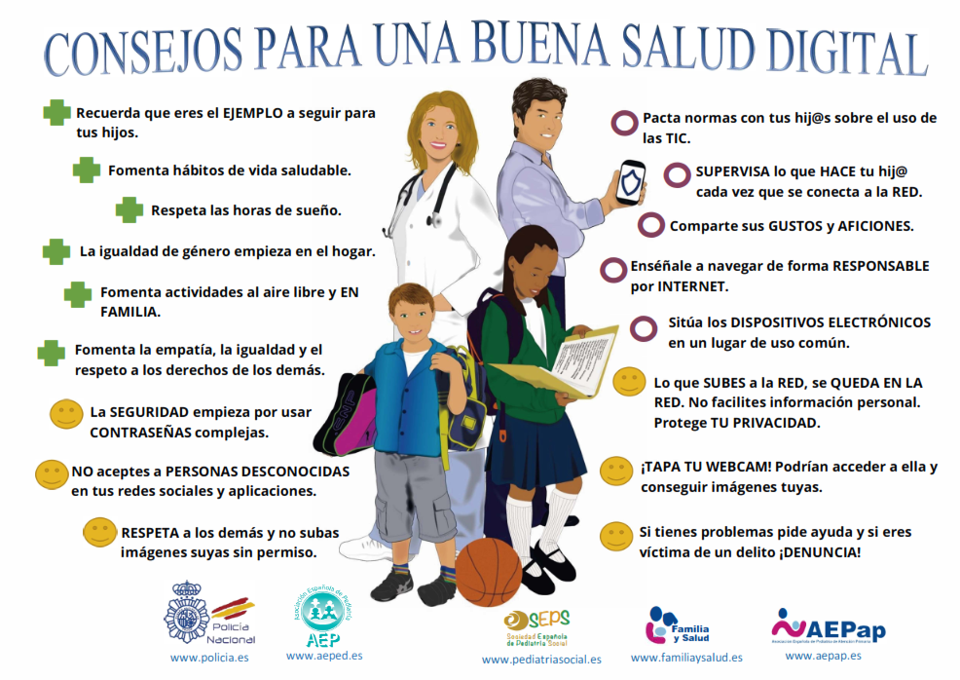 Consejos para una Buena Salud digital | Familia y Salud