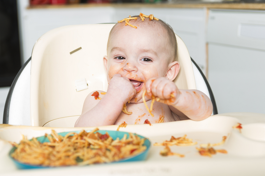 Alimentación complementaria con trozos y sin purés? El método Baby